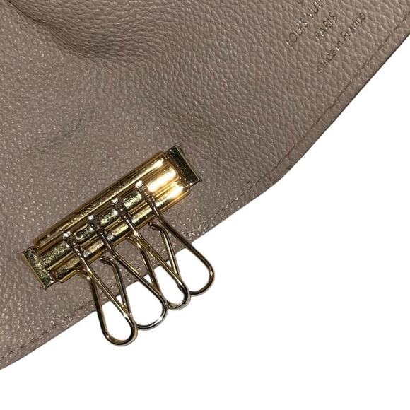 LOUIS VUITTON Key Case Multicles Berlango Cuir Taurillon Pink Leather - Picture 6 of 14